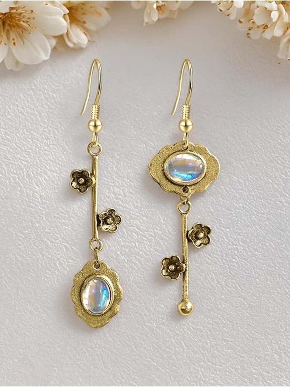 Handmade Bohemian Asymmetry Dangle Drop Earrings